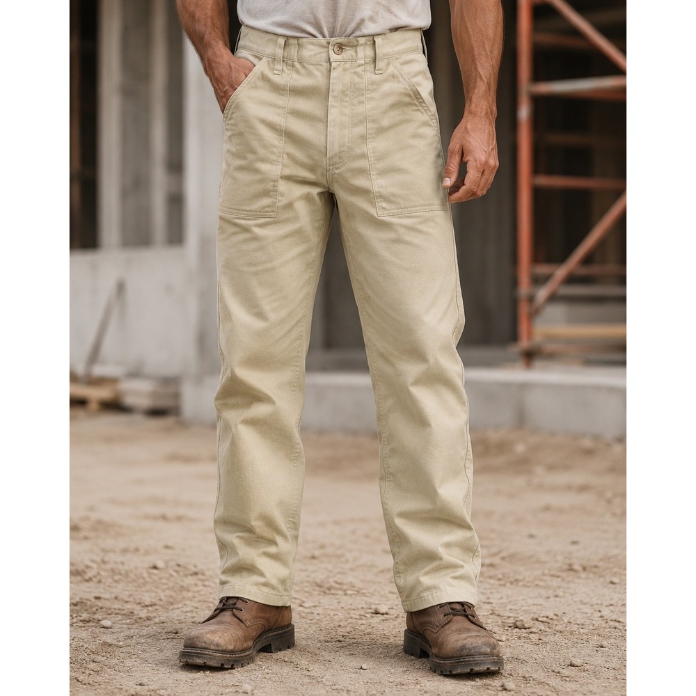 Stan Ray USA Khaki Fatigue Pants Cotton Twill Straight Leg Workwear Mens 30x30